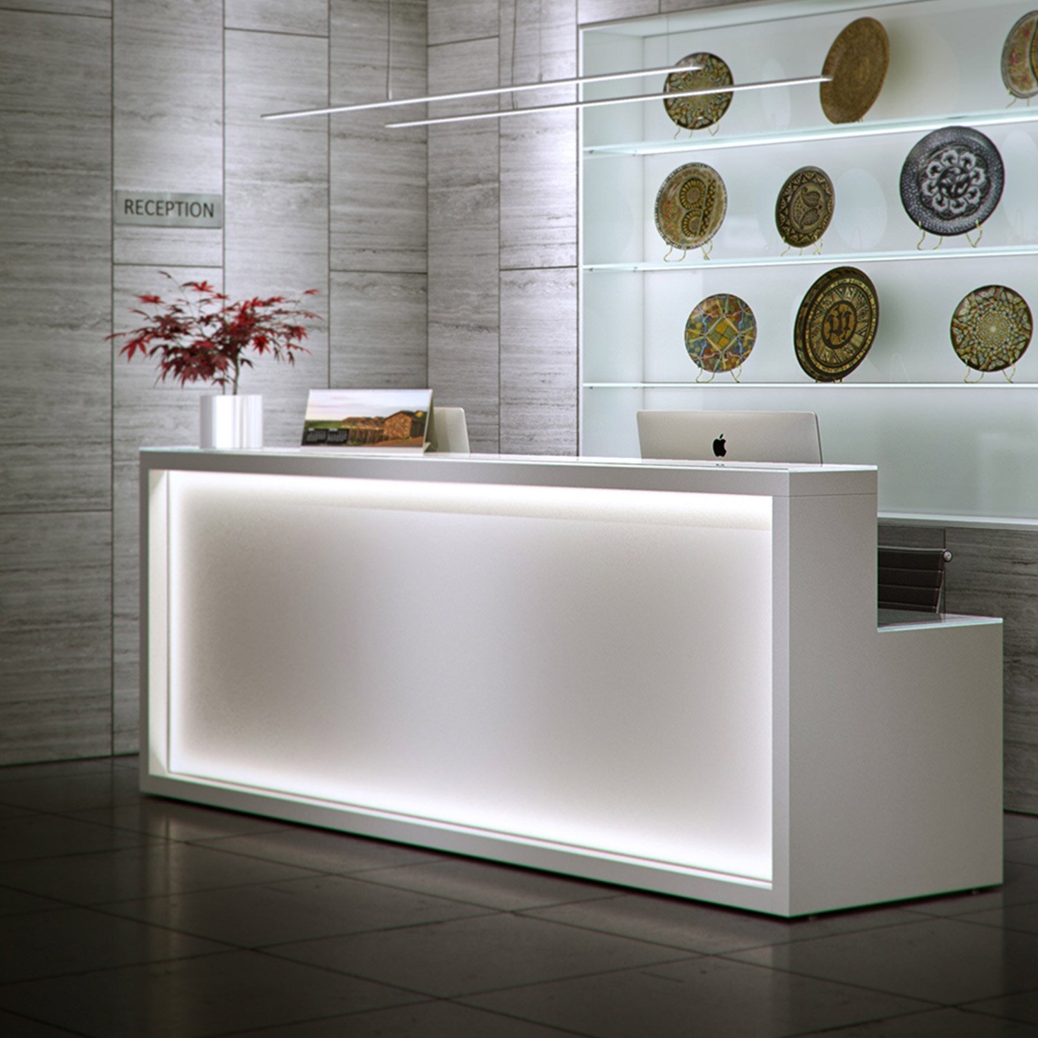 Profile Type Y 17x18mm ALU 2,02m inc/end caps, clips