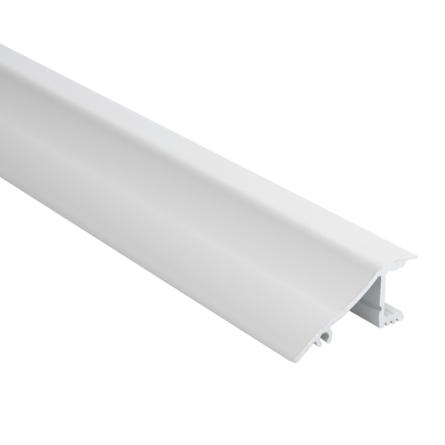 Profile W WH 2m 40,7x17,9mm incl f. cover,end cap, clips
