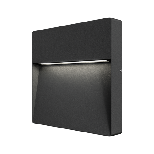 Chara Square 750lm 830 9W Dark Grey