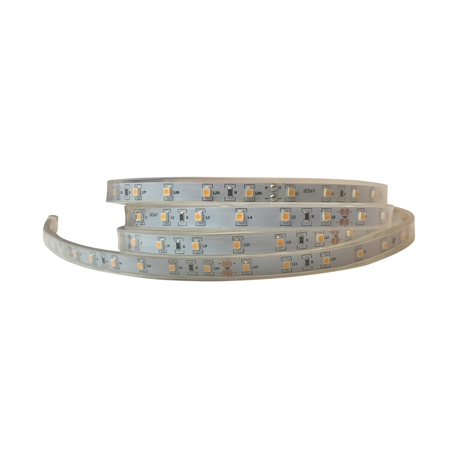 LED-strip + driver (ikke dimbar) 4,8W/m, 5m