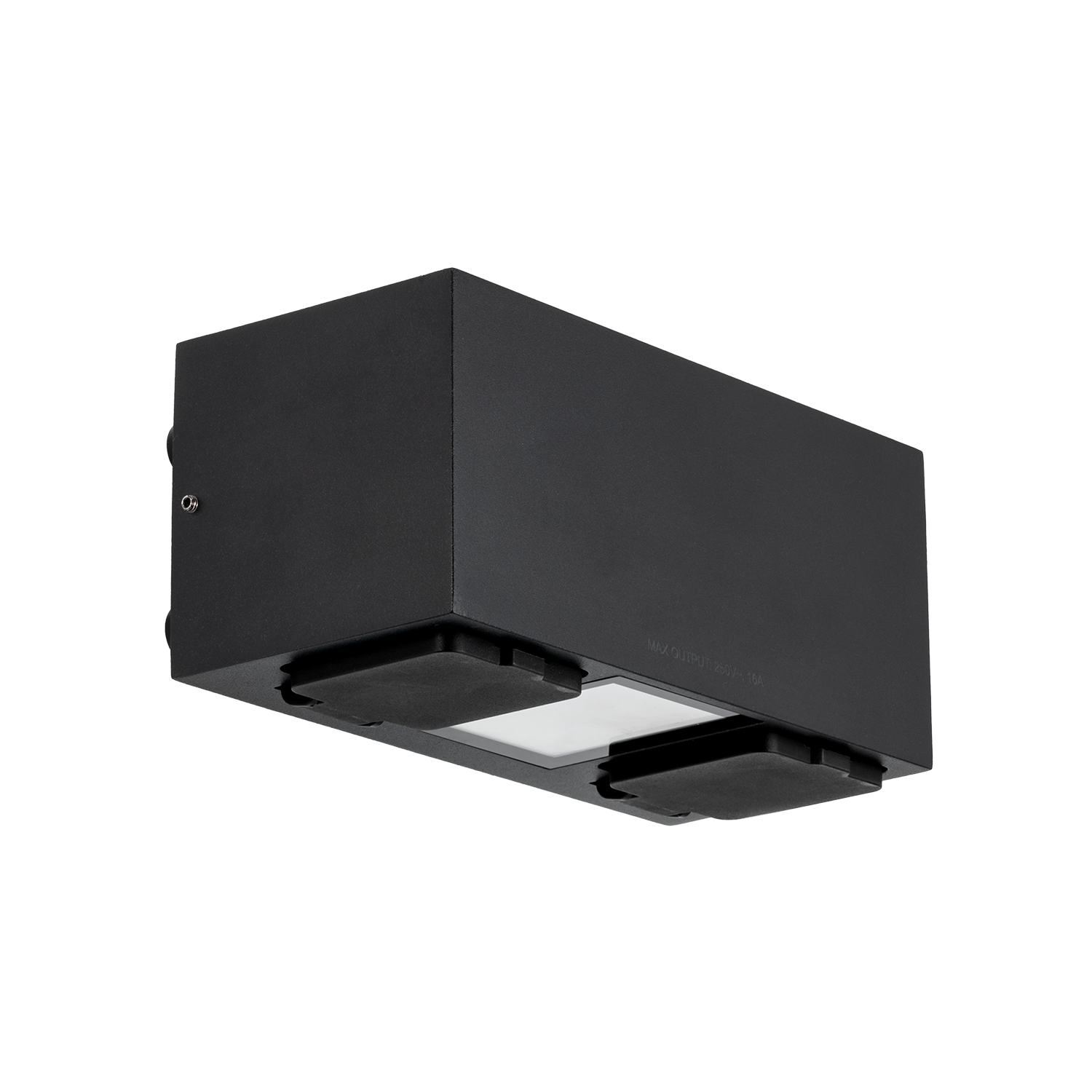 Talos 1100lm 830 100° 8W Black IP54 w/Sockets Phasecut