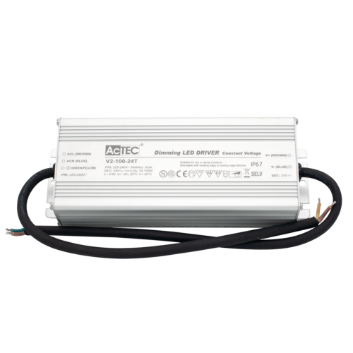 Driver 24V cv 100W Phasecut IP67 AcTec
