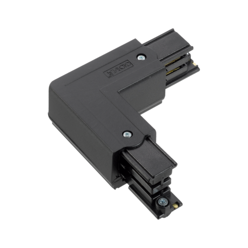 Global Pro L-feed L90° (outside) 3-circuit BK