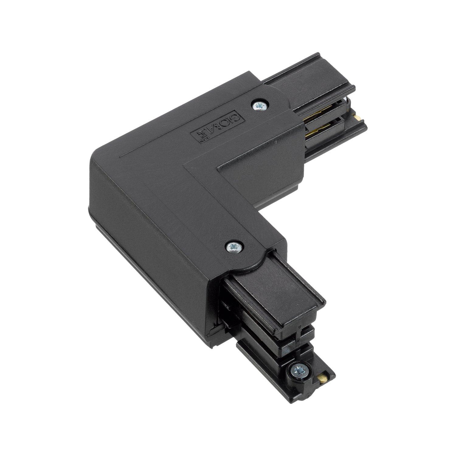 Global Pro L-feed L90° (outside) 3-circuit BK