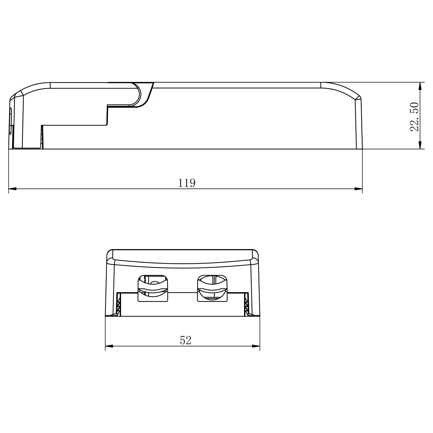 Driver DALI 350mA max 20W 20-60V 18i5 DALI/EPN0034