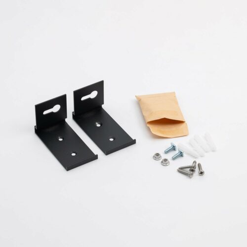 NLL 55 Wall mounting kit 2pcs BK