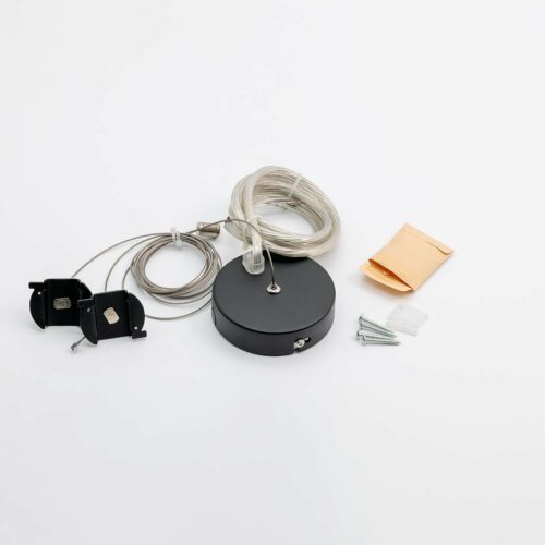 NLL 55 Suspension 1,5m 2pcs - AC cable 1,5m Dali - Canopy BK