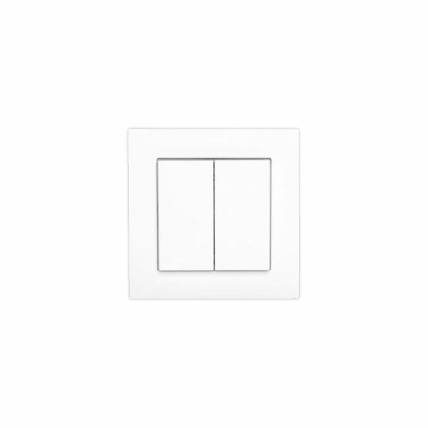 CBU Switch 55 White glossy matt 2-way rocker 4 channel