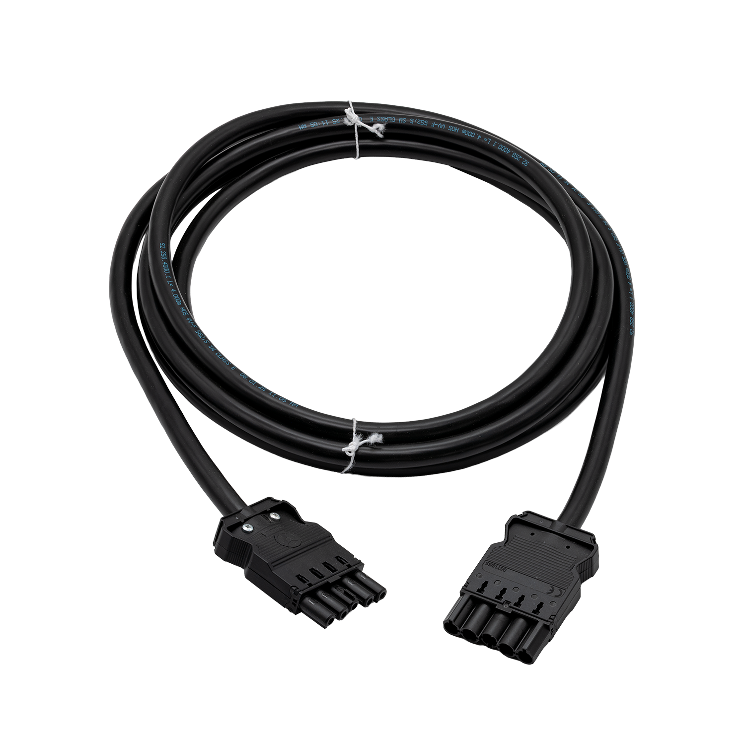 18i5 2.5mm² 4.0M Male/female BK